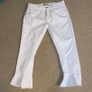 Zara white jeans